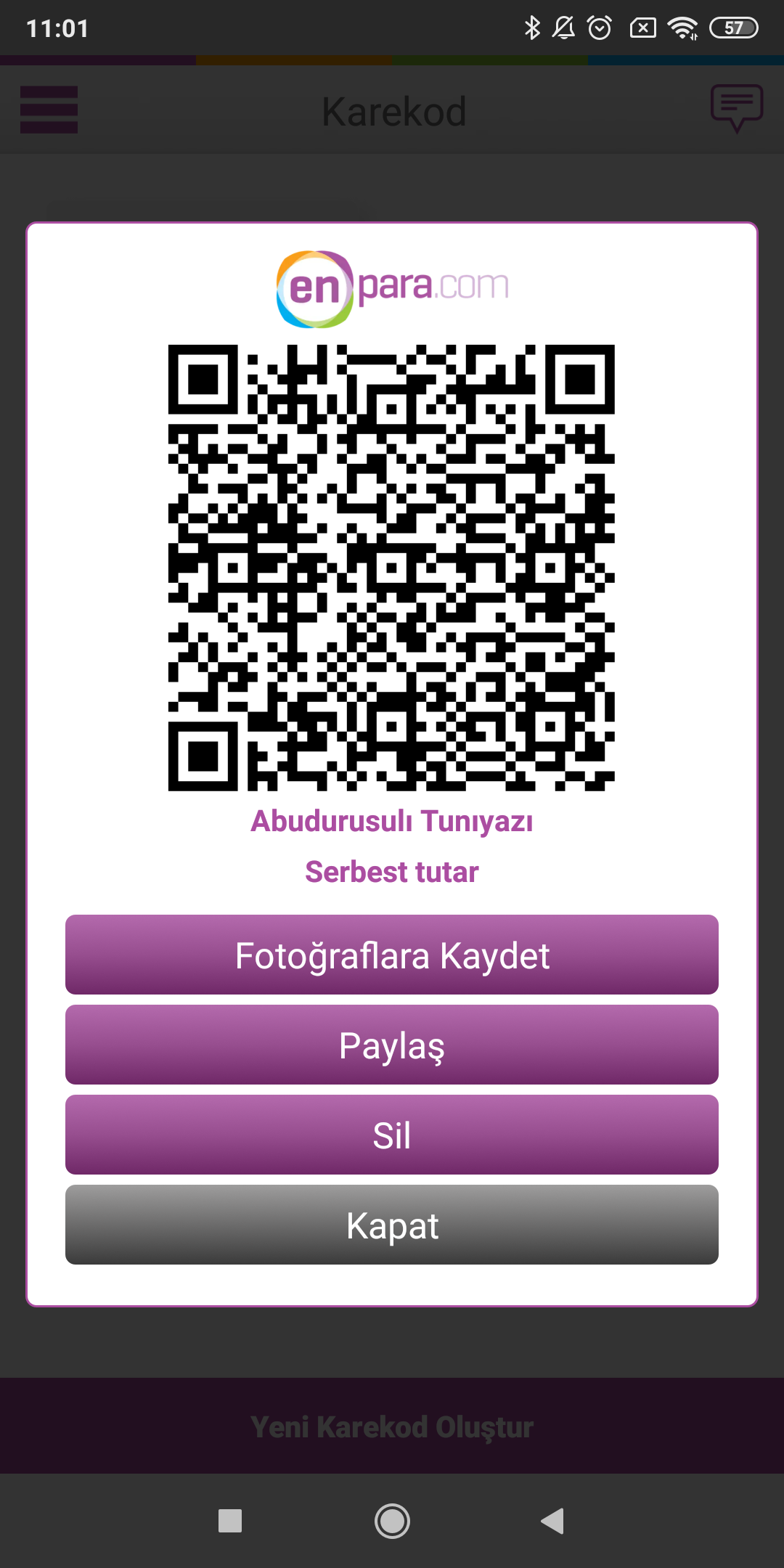 IBAN QR كودى